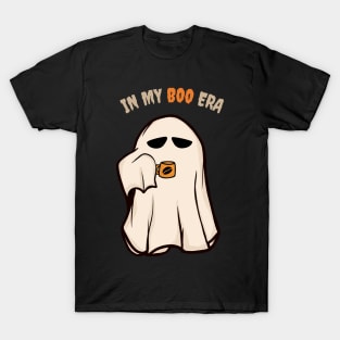 In my boo era - cute ghost drinking coffee T-Shirt